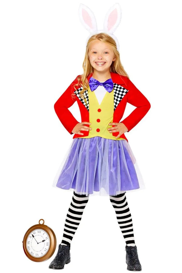 Miss White Rabbit Girls Costume